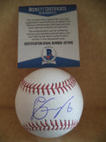 Jonathan Scoop Baltimore Orioles Signed Autograph Ml Baseball Beckett D27592 - Autographed Baseballs