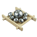 SS304 Ball Knob Nuts with Female Threaded Hole - OD Diameter 5mm-60mm, Compatible with M2-M20 Screws(5PCS 45mm x M4)