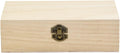 Gerrit 1Pc Retro Wooden Jewelry Box Organizer with Lid Desktop Natural Wood Clamshell Storage Case Handmade Craft Box Originality