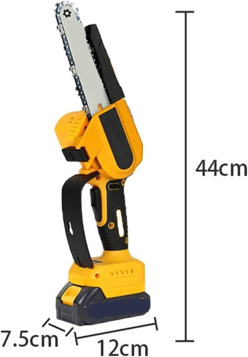 Reciprocating Saw, 8 Inch Brushless Chainsaw Cordless Electric Woodworking Cutter Pruning Logging Power Tools