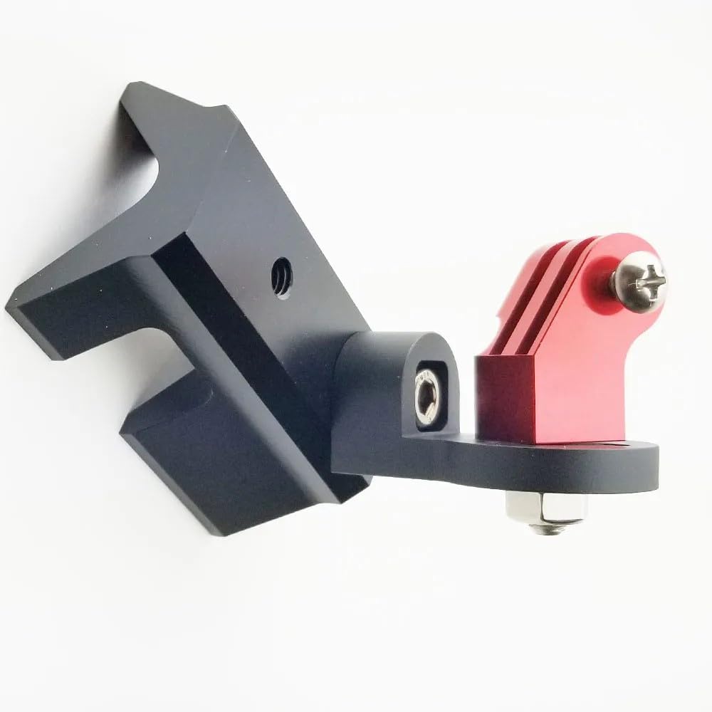 Rock Steady Slim Strut Skid Pole 1' - 2.5' Exterior Airplane Camera Ball Mount Compatible with GoPro and Action Cameras - Car RV Truck Boat (Cushioned Stainless Steel Strap)