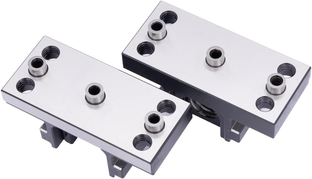 5.1 Inch (H77-L60) CNC Self Centering Vise, With an opening of 2.3 Inch, can be added with jaws for clamping according to the workpiece.