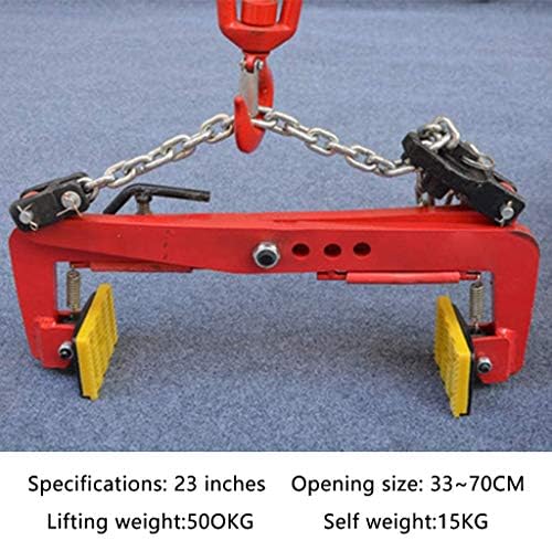 Heavy-Duty Alloy Steel Lifting Tongs - 4' Jaw Opening, Reinforced Non-Slip Design for Safely Lifting & Transporting Steel Plates, Ideal for Construction & Industrial Use