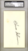 Chico Salmon Autographed 3x5 Index Card Baltimore Orioles PSA/DNA #83936251 - MLB Cut Signatures