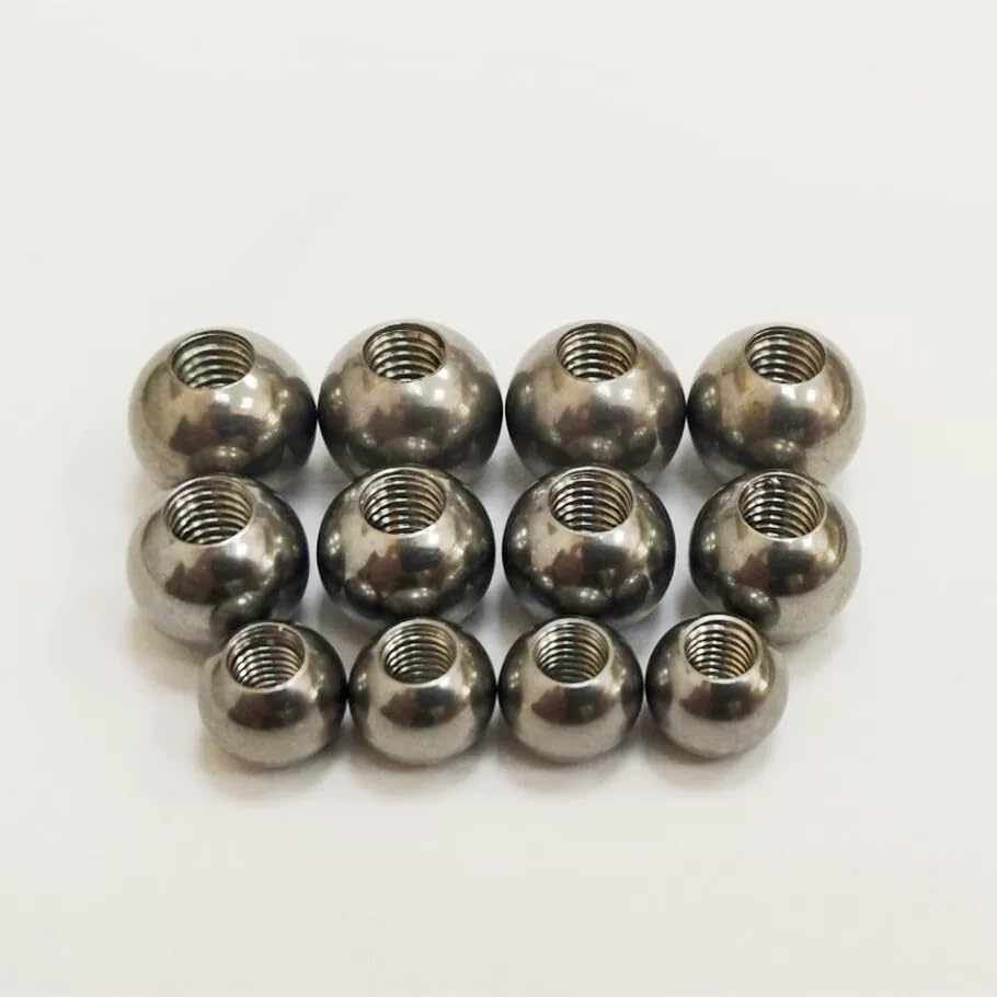 SS304 Ball Knob Nuts with Female Threaded Hole - OD Diameter 5mm-60mm, Compatible with M2-M20 Screws(5PCS 40mm x M3)