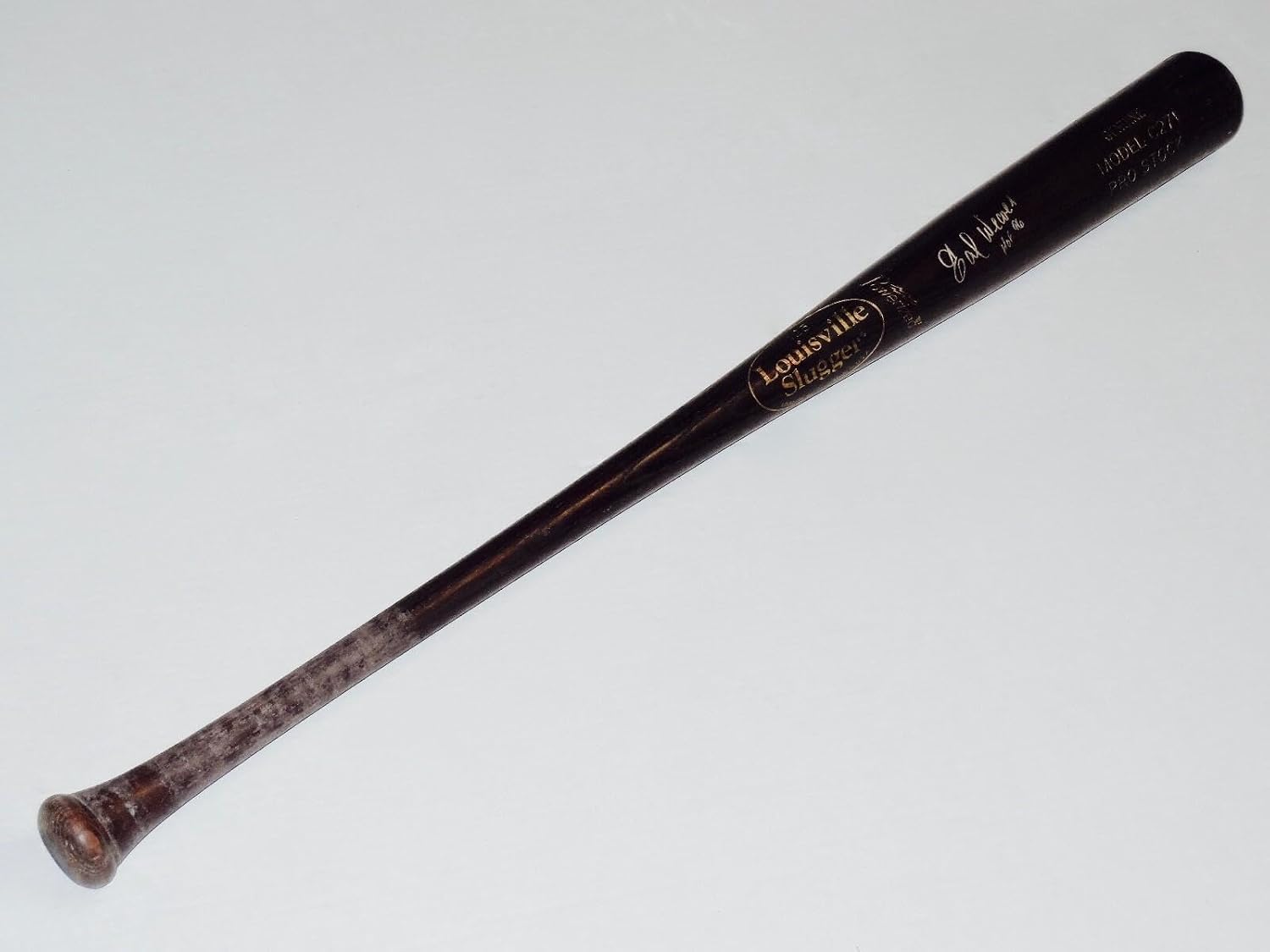 EARL WEAVER AUTOGRAPHED BAT (BALTIMORE ORIOLES) - Spring Training Used Bat! - Autographed MLB Bats