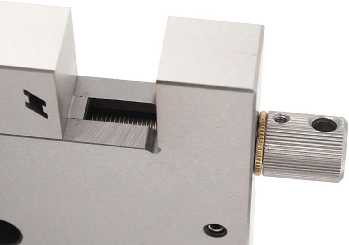 High Precision Vise 4 Jaw Wire Cut EDM, Stainless Steel Jaw Opening Clamping Tool 4 Inch CNC Wire Edm Vise Cutting, Clamping Range 0-100mm