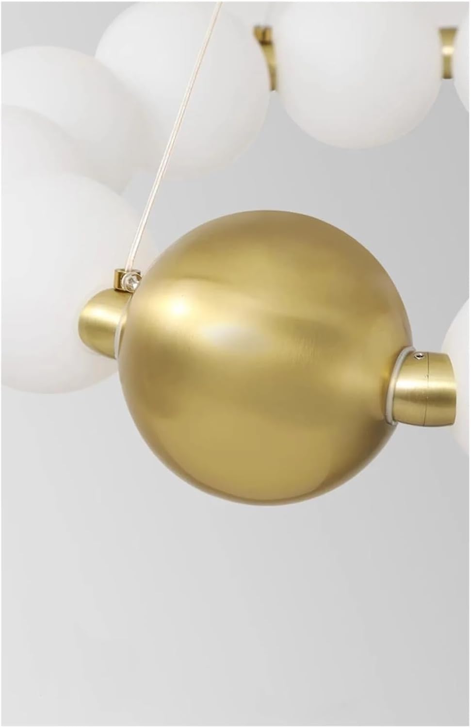Pearl Ring LED Chandelier Dining Room Living Room Dining Table Kitchen Chandelier Home Acrylic Ball Lamp