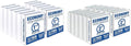 Samsill Economy 1.5 Inch and 2 Inch 3 Ring Binders with Clear View Covers, Made in USA, 12 Pack