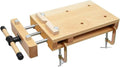 Adjustable Portable Wood Vise Workbench with 2 G-Clamps & 4 Limit Blocks for DIY Woodworking, Home Repairs, Crafts & Projects