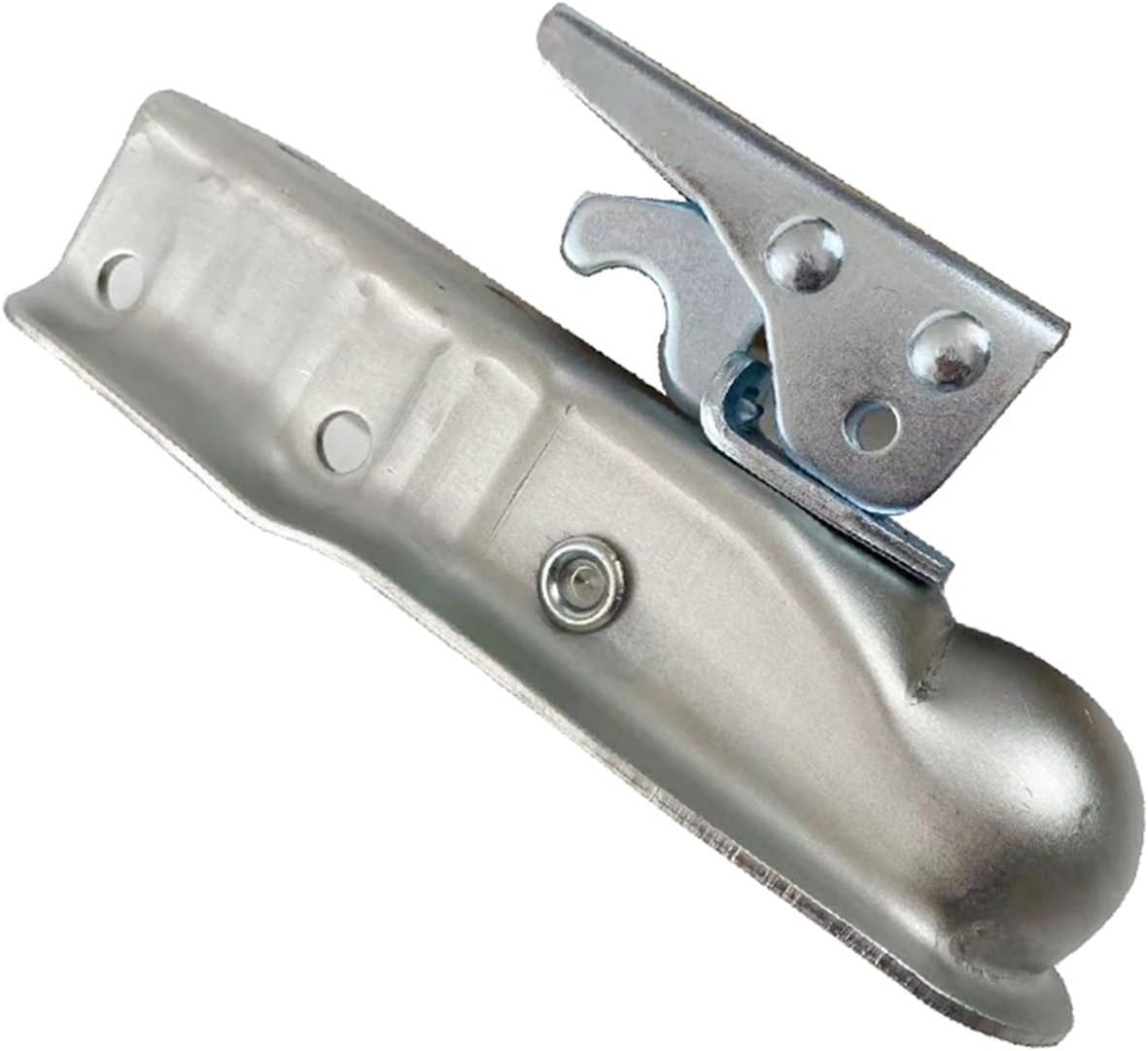 Trailer Hitch, Trailer 2000lbs 1-7/8' X 2'' Ball Trailer Coupling Hitch Back Trailer Coupler Straight Tongue RV Parts Camper Caravana Accces(with Lock)