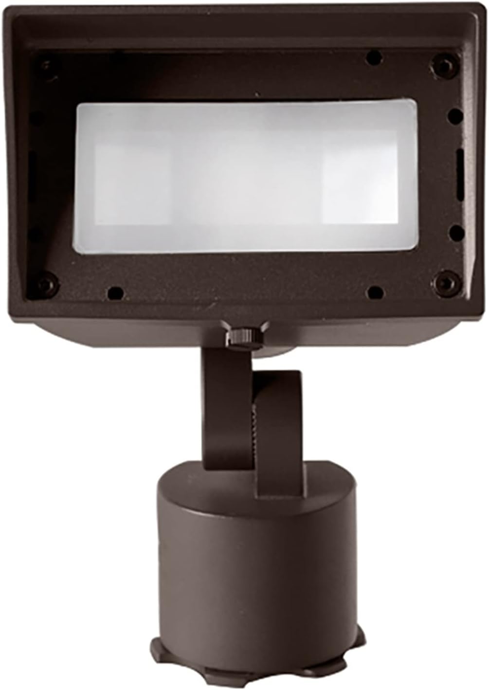 WAC Landscape Lighting, Wall Wash Light LED 12V with Adjustable Beam Angle and Integral Brightness Control 3000K in Bronze