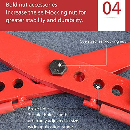 Heavy-Duty Alloy Steel Lifting Tongs - 4 inch jaw Opening, Reinforced Non-Slip Vertical Plate Tongs for Lifting and Transporting Steel Plates,Color-C2