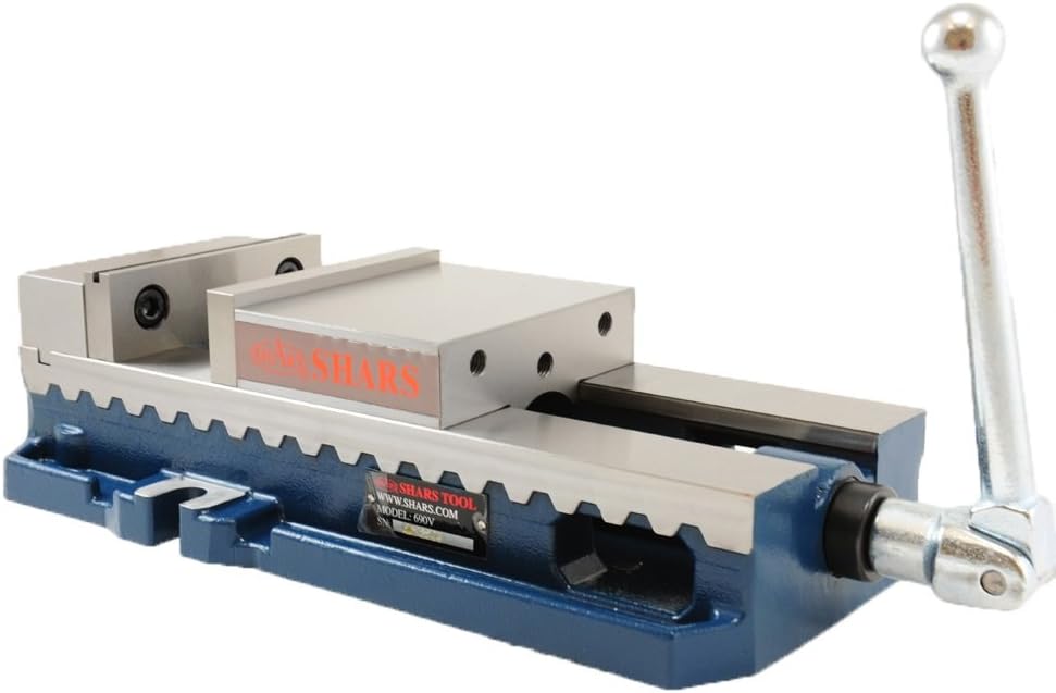 Tegara 6 Inch CNC Premium Milling Machine Vise, 6' Jaw Width, 690V Model#, 0.0004' Clamping 202-0994 R[