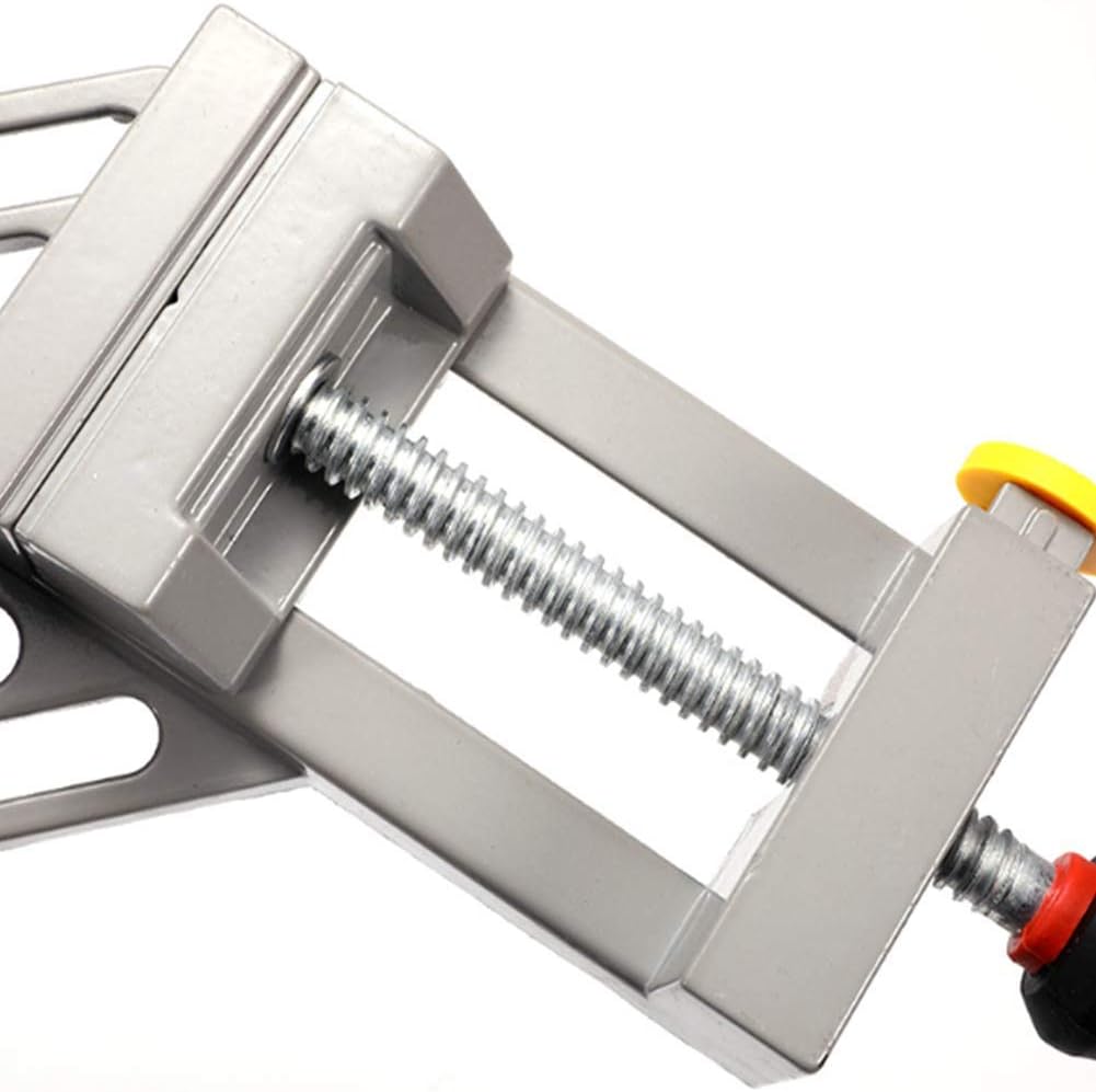 Right Angle Corner Clamp Double Handle 90 Degree Quick Release Corner Clamp Adjustable Corner Vise Quick Release Corner Clamp Welding Woodworking Tool for Carpe