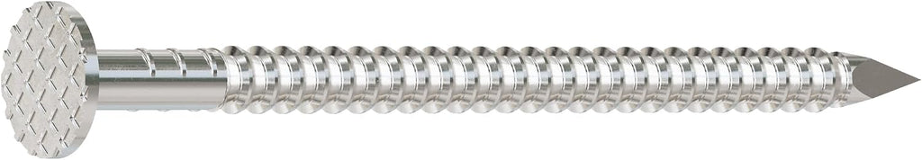 Simpson Strong-Tie T4SN7B Ring-Shank Siding Nail, 1-1/2 Inch x .083 Inch, 14 Gauge, Full Round Head, Diamond Point, Type 316 Stainless Steel (Pack of 9,850)