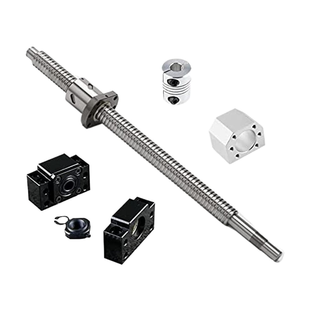 Metal Ball Screw nut end Processing SFU1605 450mm Ball Screw Set BK12 BF12 Support Coupler DSG16H Ball Nut Housing 6.35x10mm