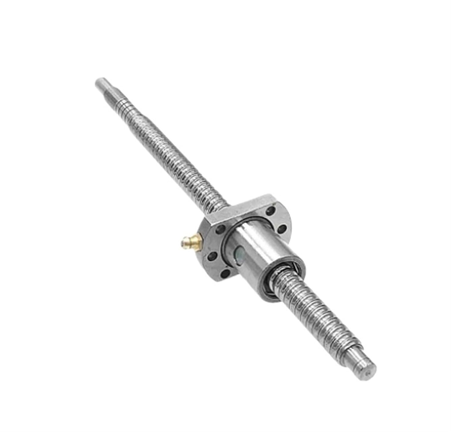 Metal Ball Screw nut Ball Screw SFU2010 550-8000mm C7 Roller Screw with Single Ball Nut Dia 20mm Pitch 10mm for CNC Parts(650mm)