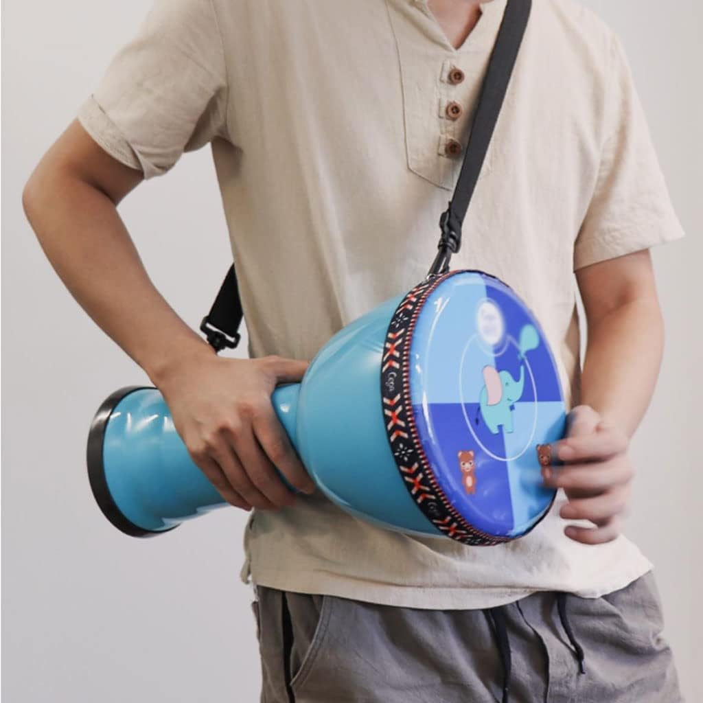 PAASHE Unique Drum Handmade Drum Handmade 8 Inch African Djembe Drum Portable Ethereal Drum Boys Girls Percussion Instrument Handpan Drum