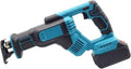Reciprocating Saw, Cordless Reciprocating Saw for Wood and Metal Cutting with 4 Blades Compatible(1battery)