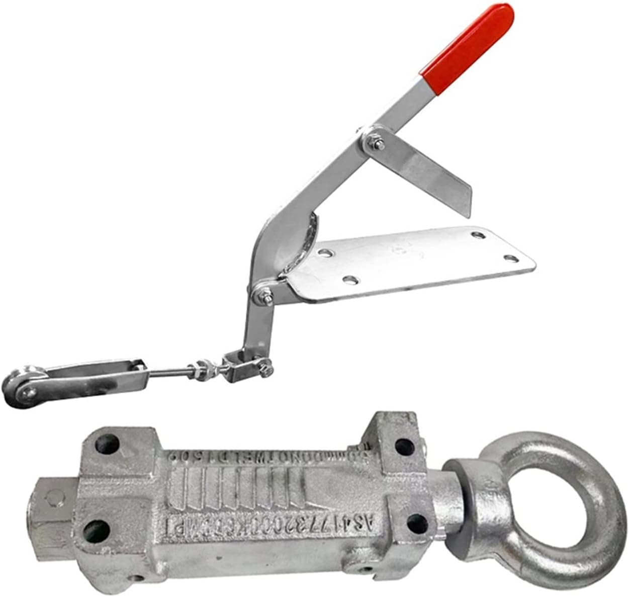 Trailer Hitch, Trailer 2000kgs Mechanical Brake Trailer Coupler Override Zinc Coupling Camper Trailer Parts Caravan Hitch Boat Parts(for 50mm Ball)