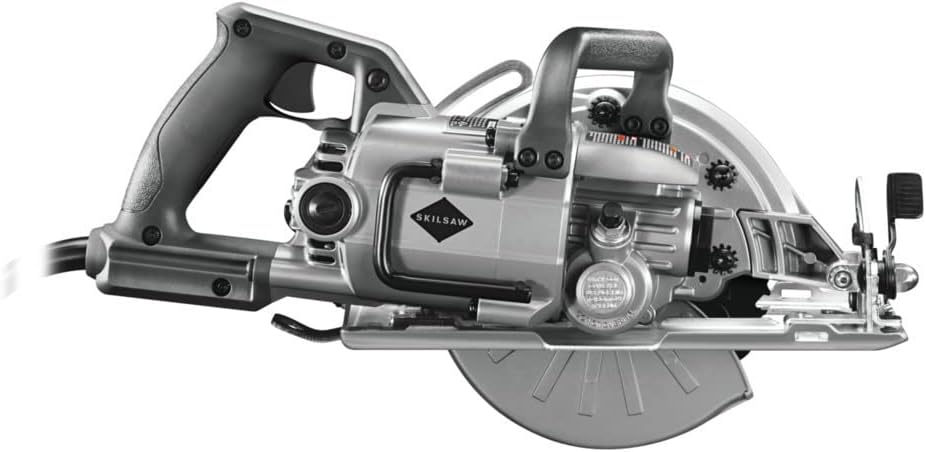 SKIL 7-1/4' Worm Drive Circular Saw With Twist Lock Plug- SPT77W-71