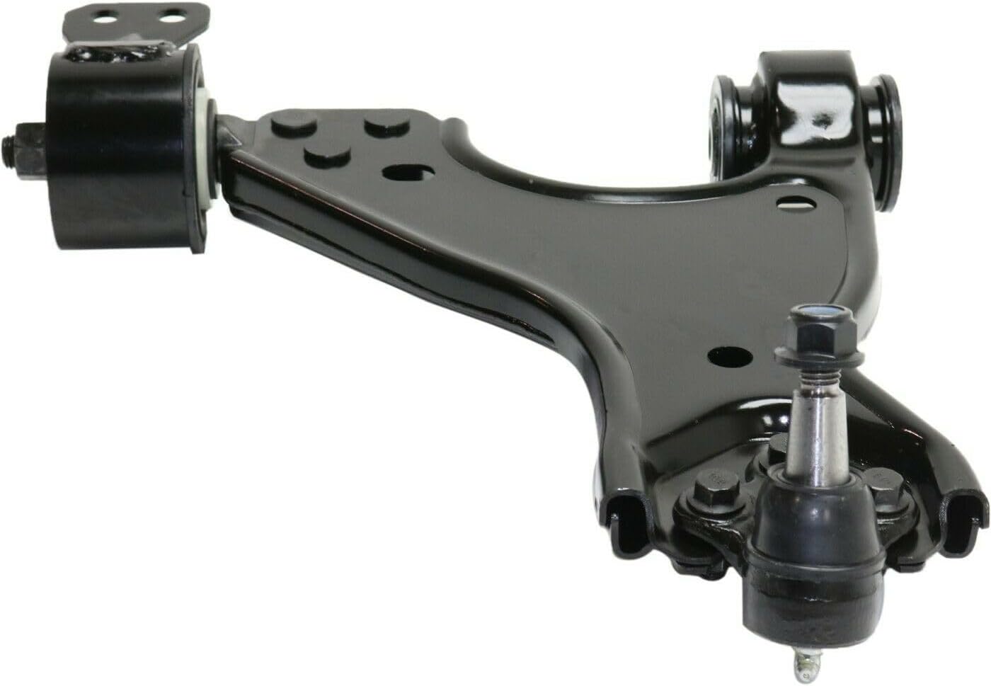 Control Arm 1pc Assembly Front Left Driver Lower Side with Ball Joints Rubber Bushing Design Stamped for Outlook for Acadia for Traverse for Enclave Includes Nuts
