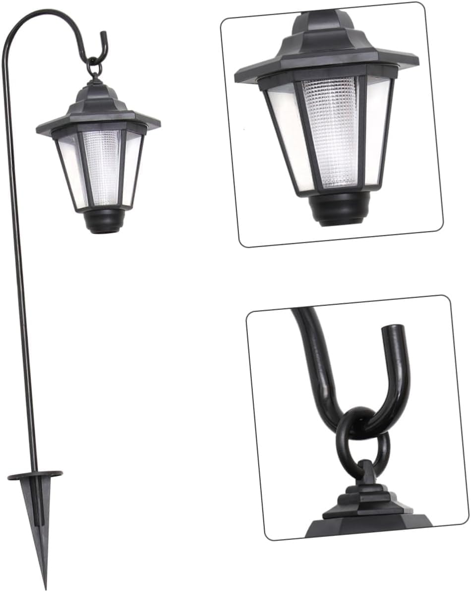 2pcs Decor Road Light Solar Landscape Spotlights Solar Powered Landscape Lights Stake Flower Lights Solar Lights Bright Pathway Lawn Garden Retro hexagonal lawn lamp, palace shaped wall lamp, garden v