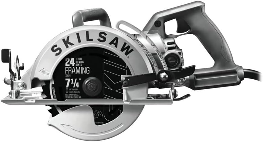 SKIL 7-1/4' Worm Drive Circular Saw With Twist Lock Plug- SPT77W-71