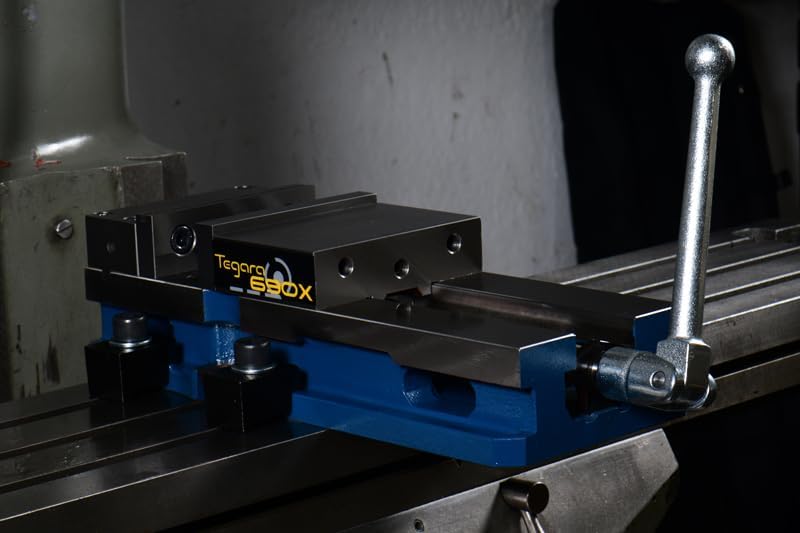 Tegara 690X 6' CNC Milling Machine Vise with Location Holes and Vise Key Slot 202-0990 R[
