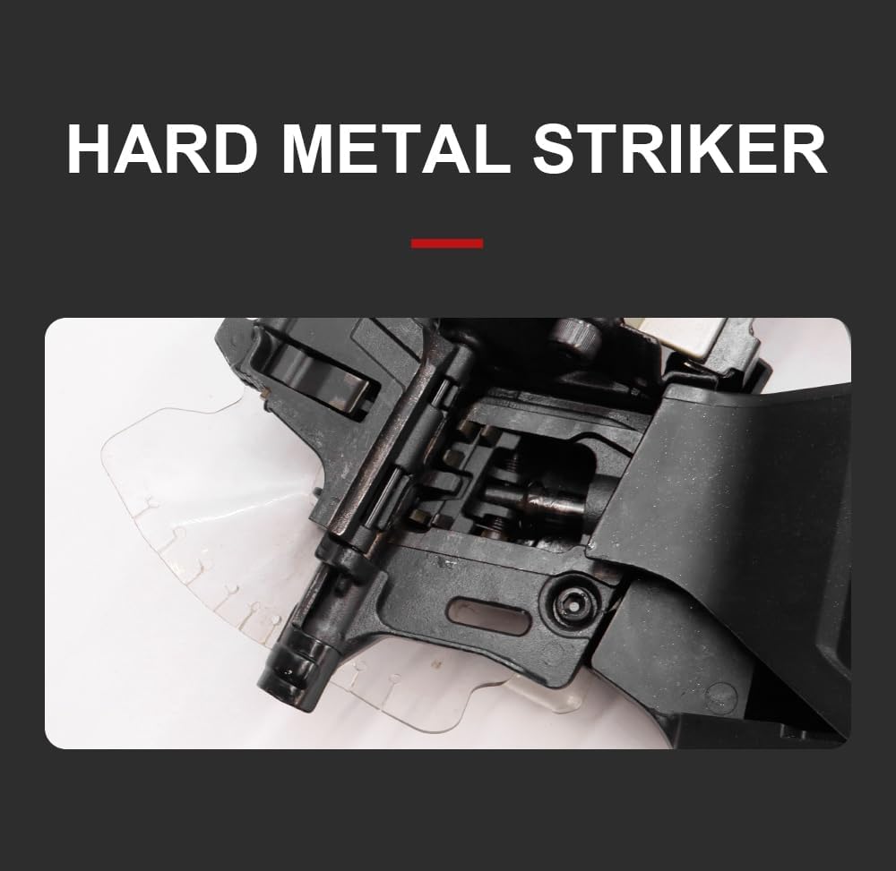 Coil Nail Gun CN70, 15 Degree 1-3/4 Inch to 2-3/4 Inch Pneumatic Siding Nailer, Air Coil Nailer with Rapid Shooting Engine for Crating, Sheathing, Fencing and Pallet