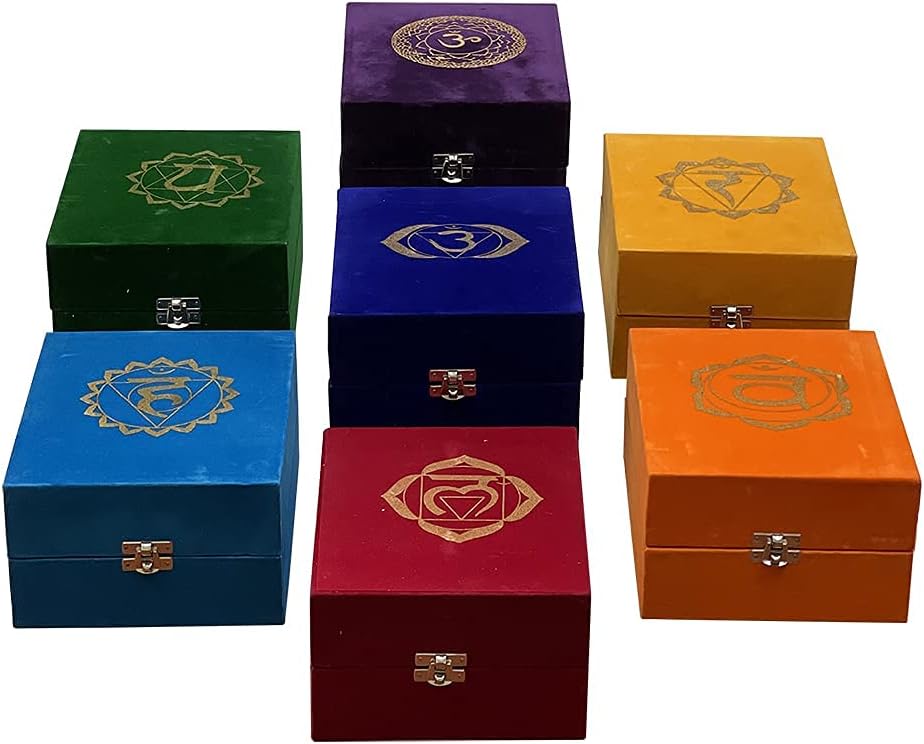 Chakra Singing Bowls Set Cuencos Tibetanos With Cushion Mallet Tulsi Beads Mala Tibetan Prayer Flag For Meditation Mindfulness - Style2 Size Medium