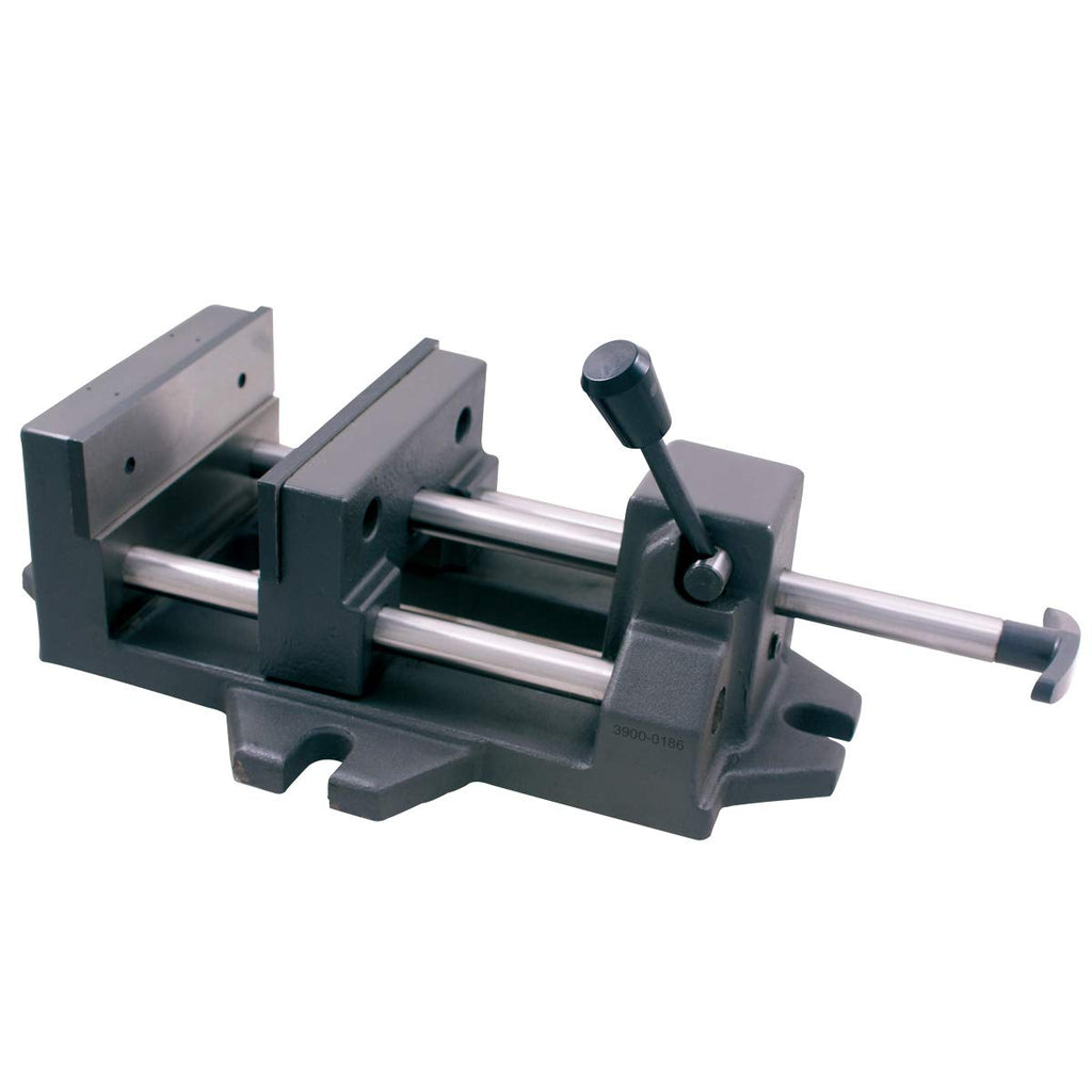 HHIP 3900-0186 Pro-Series High Grade Iron Quick Slide Drill Press Vise, 6' Width x 1.875' Depth Jaw, 6.25' Jaw Opening (Pack of 1)