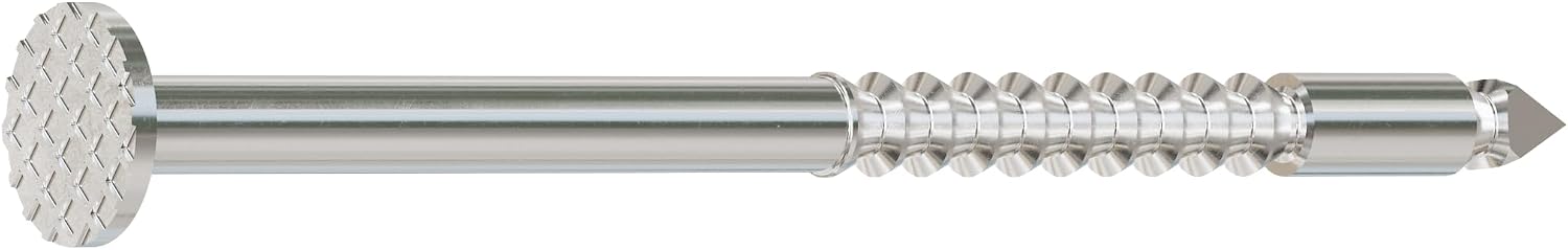 Simpson Strong-Tie S13A175SNC Collated Ring-Shank Siding Nail, 1-3/4 Inch x .092 Inch, 15 Gauge Wire Coil, Full Round Head, Diamond Point, Type 304 Stainless Steel (Pack of 3600)