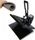 INTBUYING 16x24inch Heat Press Machine Manual Sublimation Flat Transfer Clamshell Machine with Additional Silicone Pad for T-Shirts Mouse Pad Puzzle Printing Crafts Business