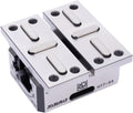 Xindian PAF 4 Inch (H77-L10-L) CNC self centering vise, with a stroke of 0.4 Inch, widened jaws, and the ability to add irregular jaws for clamping.