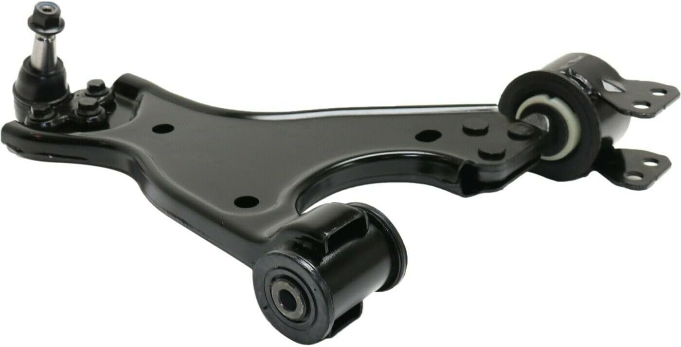 Control Arm 1pc Assembly Front Left Driver Lower Side with Ball Joints Rubber Bushing Design Stamped for Outlook for Acadia for Traverse for Enclave Includes Nuts