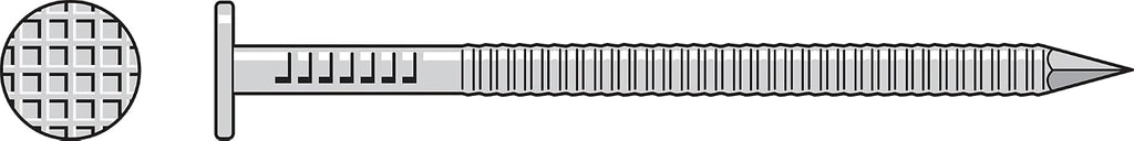 Simpson Strong-Tie S16SNDBB Painted Siding Nail — 3-1/2 in. x .120 in. Type 304 Stainless Steel, Dark Brown (25 lb.)