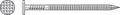 Simpson Strong-Tie S16SNDBB Painted Siding Nail — 3-1/2 in. x .120 in. Type 304 Stainless Steel, Dark Brown (25 lb.)
