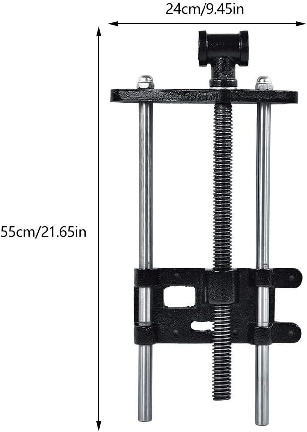 Heavy Duty Woodworking Front Vise - 10.5' Quick Release Clamp for Metal & Wood - Ideal for Home Studios & Teaching