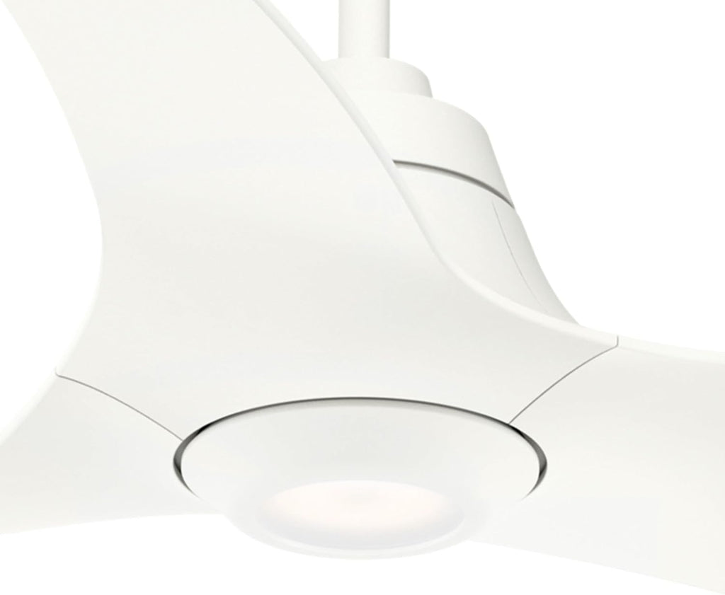 Hunter Fan 60 inch Ceiling Fan with Light and Remote, Outdoor or Indoor White Ceiling Fan for Porch, Living Room, Office, Kitchen, Garage, 3 Blades (Renewed)