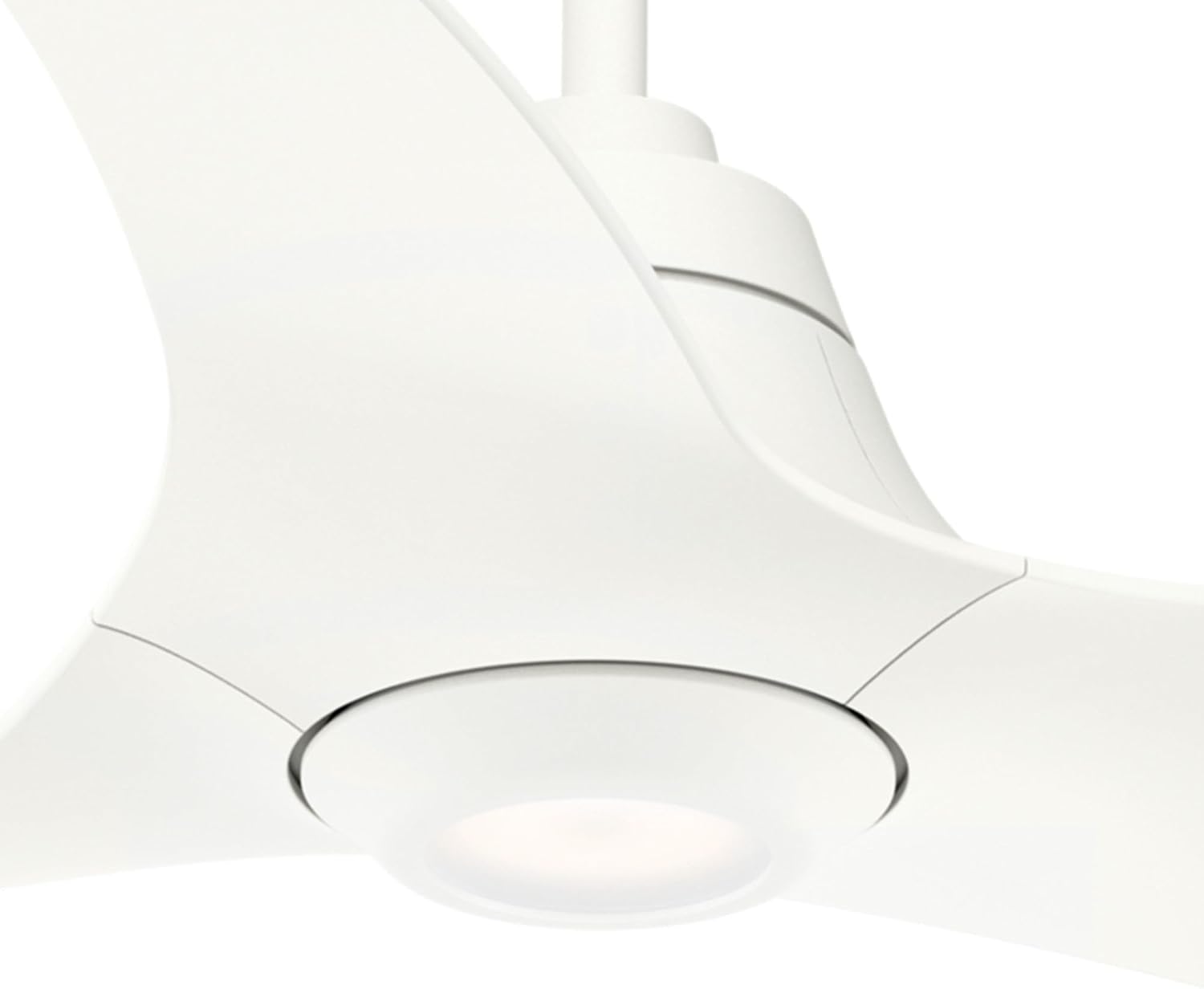 Hunter Fan 60 inch Ceiling Fan with Light and Remote, Outdoor or Indoor White Ceiling Fan for Porch, Living Room, Office, Kitchen, Garage, 3 Blades (Renewed)