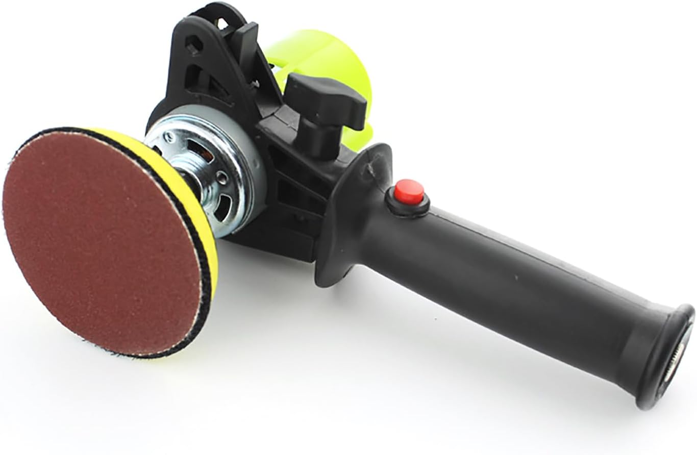 TsoLay Angle Grinder Sanding Disc, 3 Inch Electric Handheld Grinder with 40PCS Sandpaper, 4500-9000r/min, 7 Speed Adjustable, Suitable for High-Speed Polishing Wall Putty, Wood Sanding Buffing
