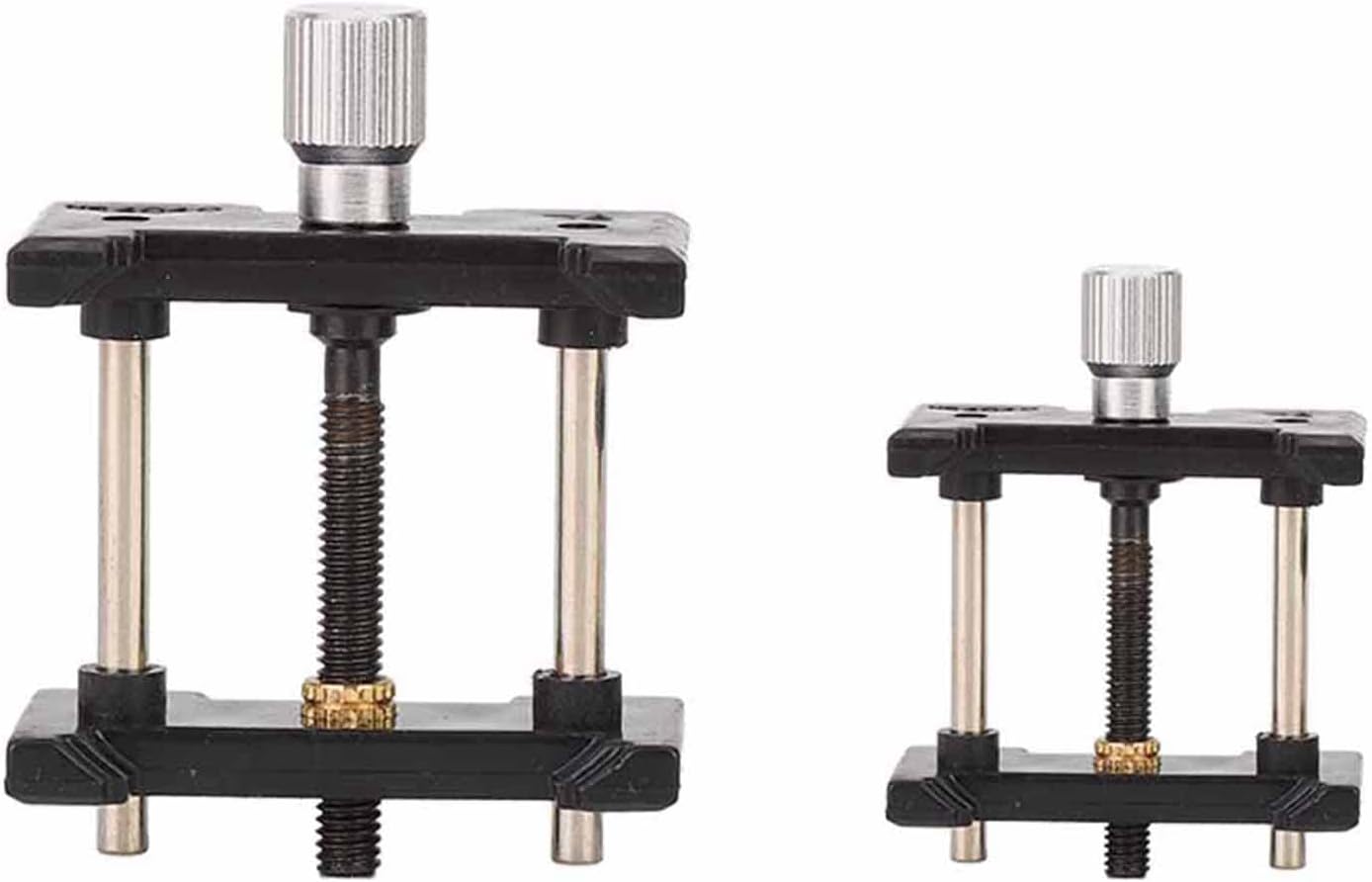 2PCs Watch Movement Holder Fixed Base Set Watch Movement Case Holder Vice Clamp for Watch Repair Jewelry Making Hobby Craft
