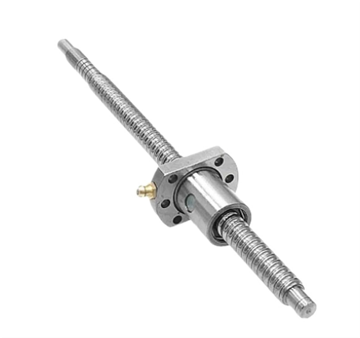 Metal Ball Screw nut Ball Screw SFU1610 550-800mm C7 Roller Screw with Single Ball Nut Dia 16mm Pitch 10mm for CNC Parts(800mm)