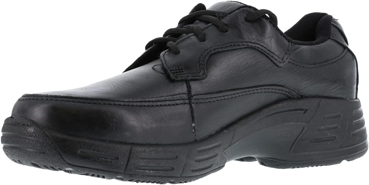 Florsheim Mens Ulysses Leather Four Eye Tie Moc Toe Oxford Work Shoes