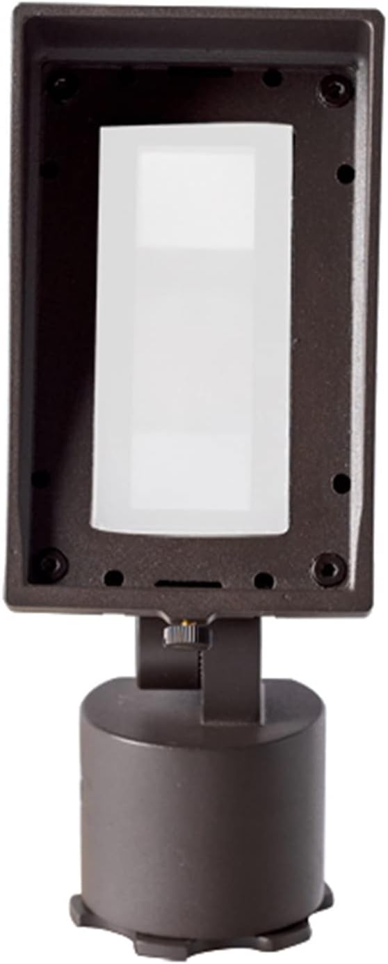 WAC Landscape Lighting, Wall Wash Light LED 120V with Adjustable Beam Angle and Integral Brightness Control 3000K in Bronze