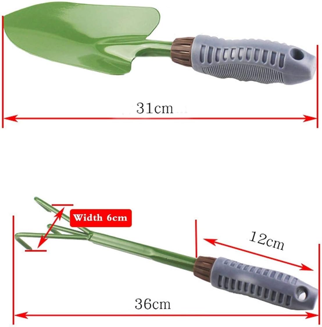 Garden Tool Set, 5 Pcs Heavy Duty Gardening Hand Tool Set, Heavy Duty Supplies Garden Tool Kit with PVC Handle, for Gardeners, Gardening Enthusiasts