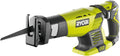 RYOBI - Reciprocating Saw 18V ONE+ (without Battery or Charger) - Blade Stroke 22 mm - Cutting Capacity 18 cm - Adjustable Shoe, Gripzone Grip, Anti-Vibration - Blade Change without Tool - RRS1801M
