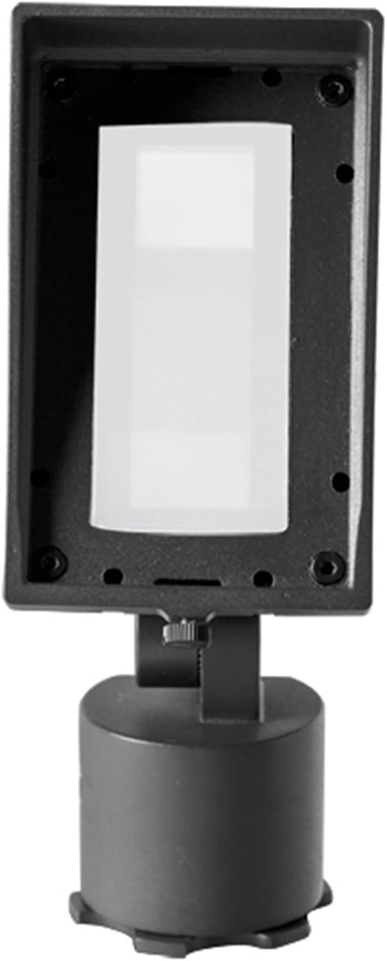 WAC Landscape Lighting, Wall Wash Light LED 120V with Adjustable Beam Angle and Integral Brightness Control 3000K in Black